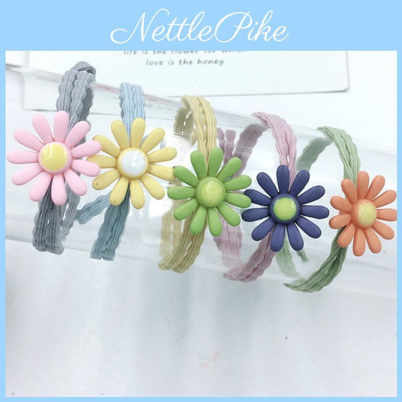 Unique Ins Women Daisy Hair Rope Headband With Stylish Colors And High-elastic Features