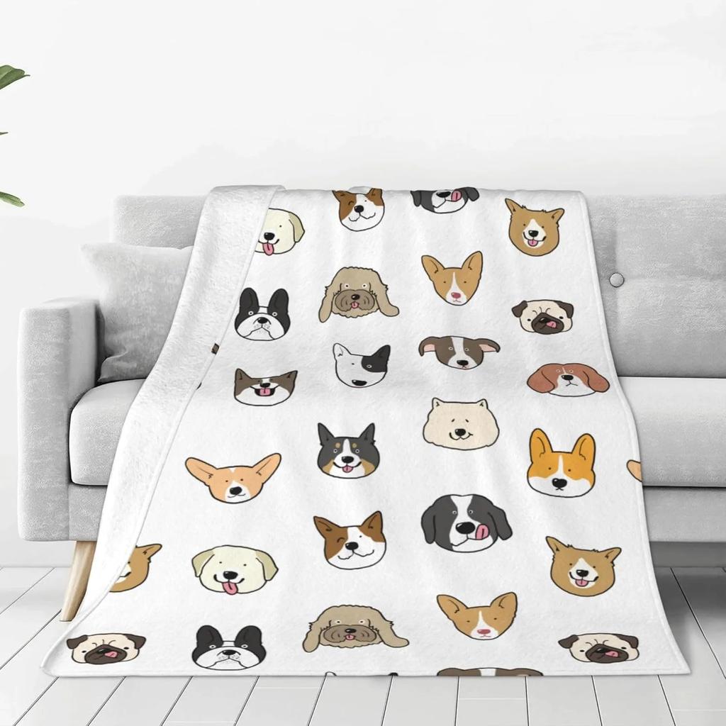 Weißer Tiger Überwurf Dünne Decke Tiere Bedruckt Leicht für Sofa Heimdeko Geschenk für Löwen Tiger Elch Bären Hunde Katzen Liebhaber