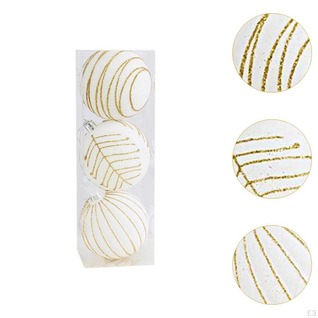 3 Pack of Xmas Tree Hanging Ornaments for Celebrations And Events