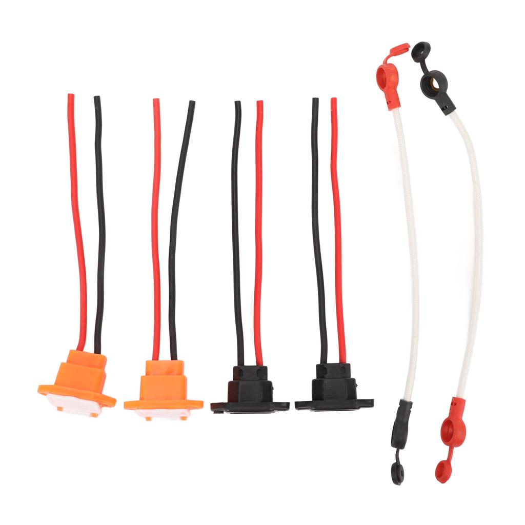 Presa Porta di Ricarica per Bicicletta Elettrica con Coperchio Impermeabile Connettore Cavo Batteria Bicicletta Elettrica