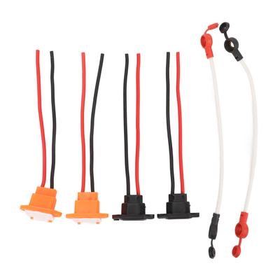 Prise de port de charge pour vélo électrique avec couvercle étanche Connecteur de câble Batterie de vélo électrique