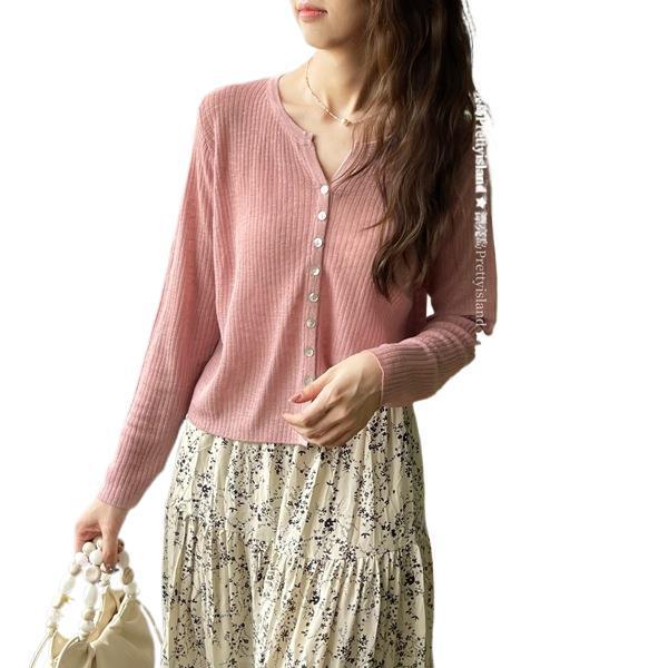 Women's Bamboo Linen Sun Protection Cardigan - Short, Long Sleeve, Lightweight, with Shawl Top for Summer.