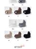 Girls' Spring & Autumn Solid Color Twisted Leggings with Step-on Cotton Dance Socks