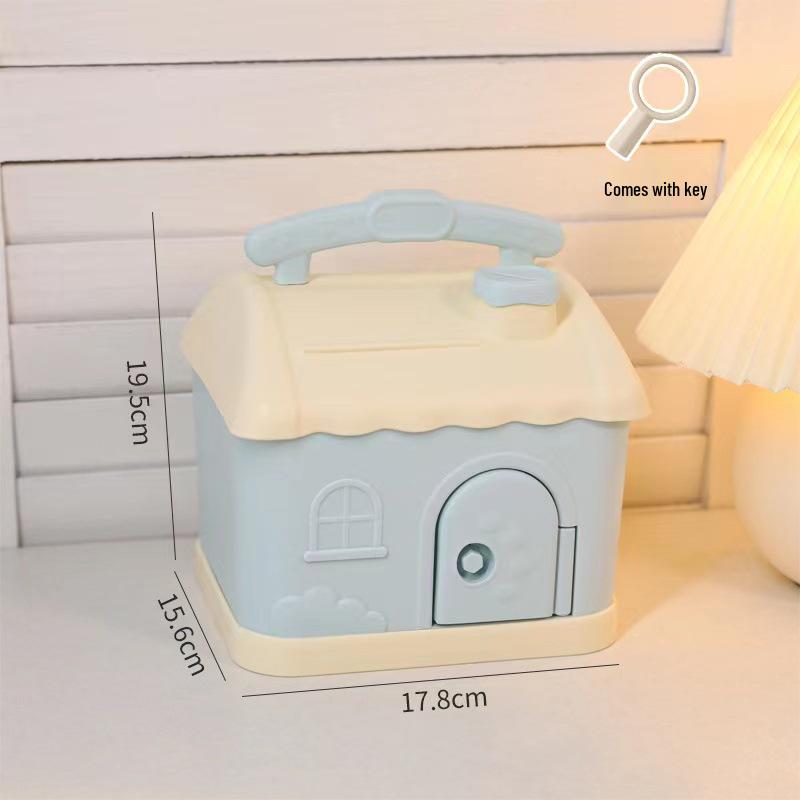 2023 Cute Mushroom House Money Box Cartoon Piggy Bank for Children