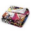 BOCCHI THE ROCK  Blanket Quality Warm Soft  Throw Blanket Winter Camping Couch Bed Comfortable Bedspread