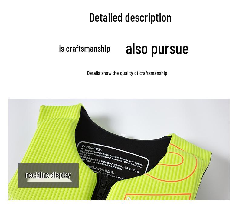 Adult Life Jacket Buoyancy Vest for Snorkeling, Fishing, Motorboating, and Swimming - Anti-Collision and Warm, 2021 Model