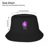 Purple destroyer robot Bucket Hat Trucker Cap Rugby funny hat Sports Cap Men Hats Women's
