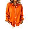 2026 Summer European & American Women's New Solid Color Simple Long-Sleeved Shirt