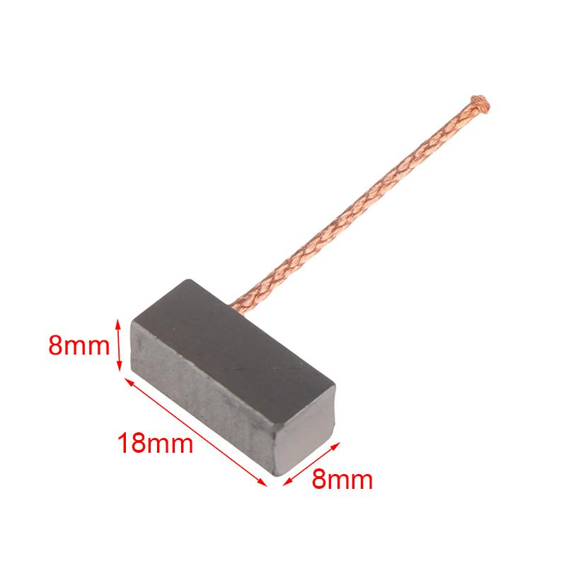 10Pcs Motor Carbon Brush For Automobile Heater Blower Fan Air-Blower Replacement Tools 8*8*18Mm