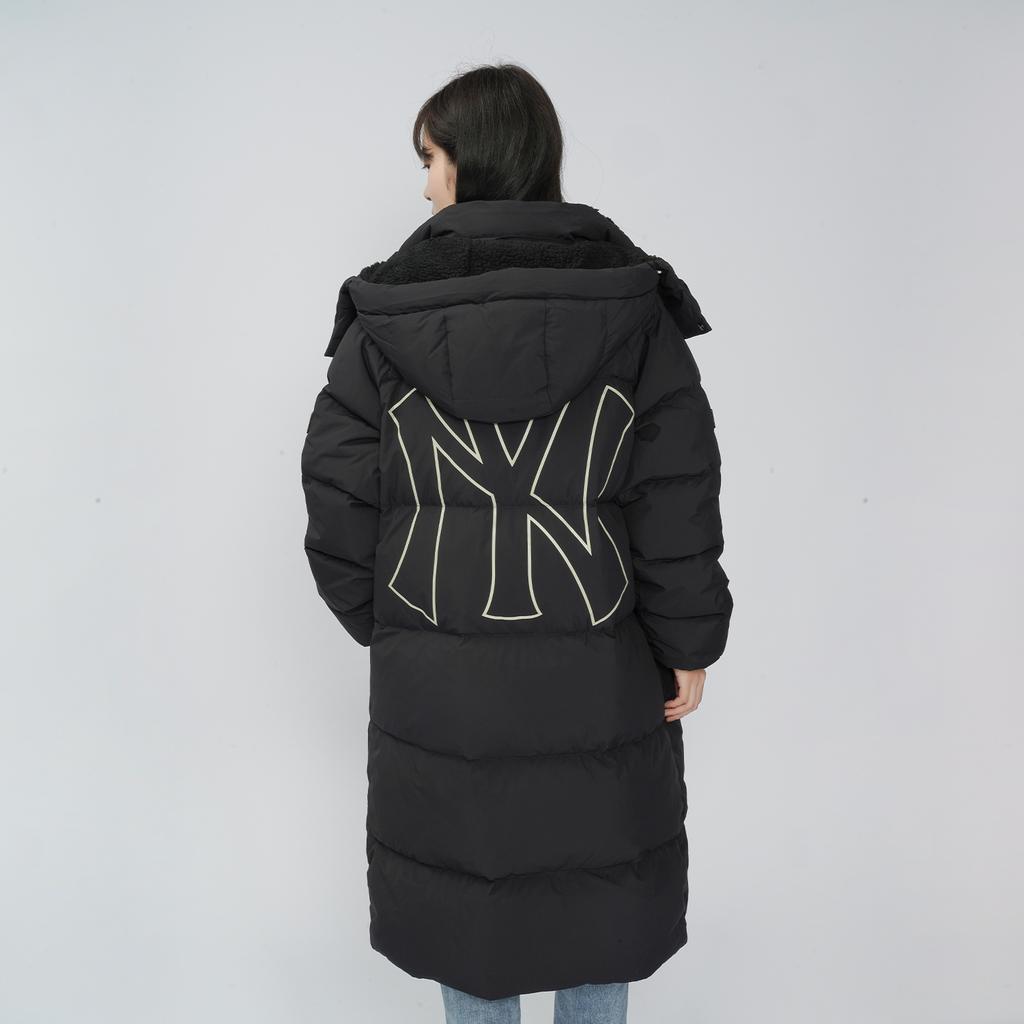 New MLB Down Jacket Winter Long Unisex Black 3ADJEC816-50BKS