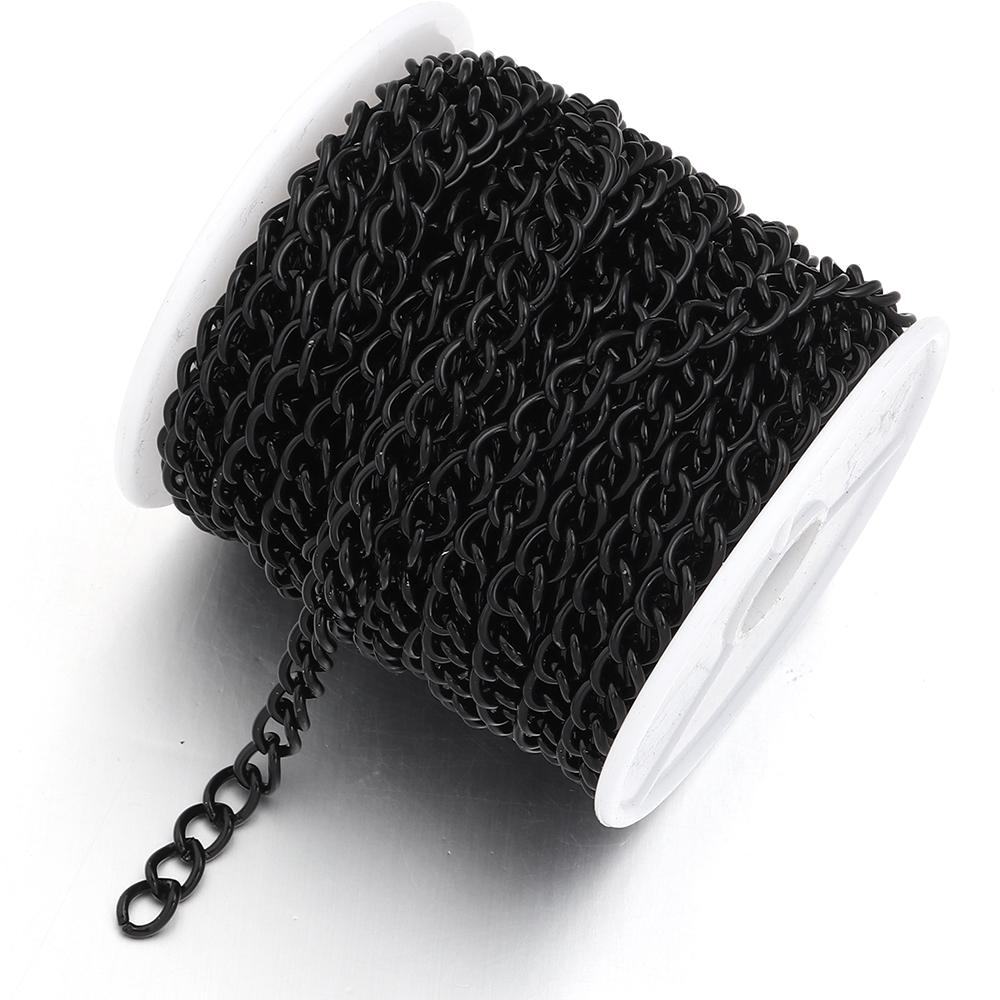 10Yards/Roll Metal Iron Chain Necklace Link Chain Bulk Chain For Jewelry Making Findings DIY Necklace Bracelet Chain Accessories