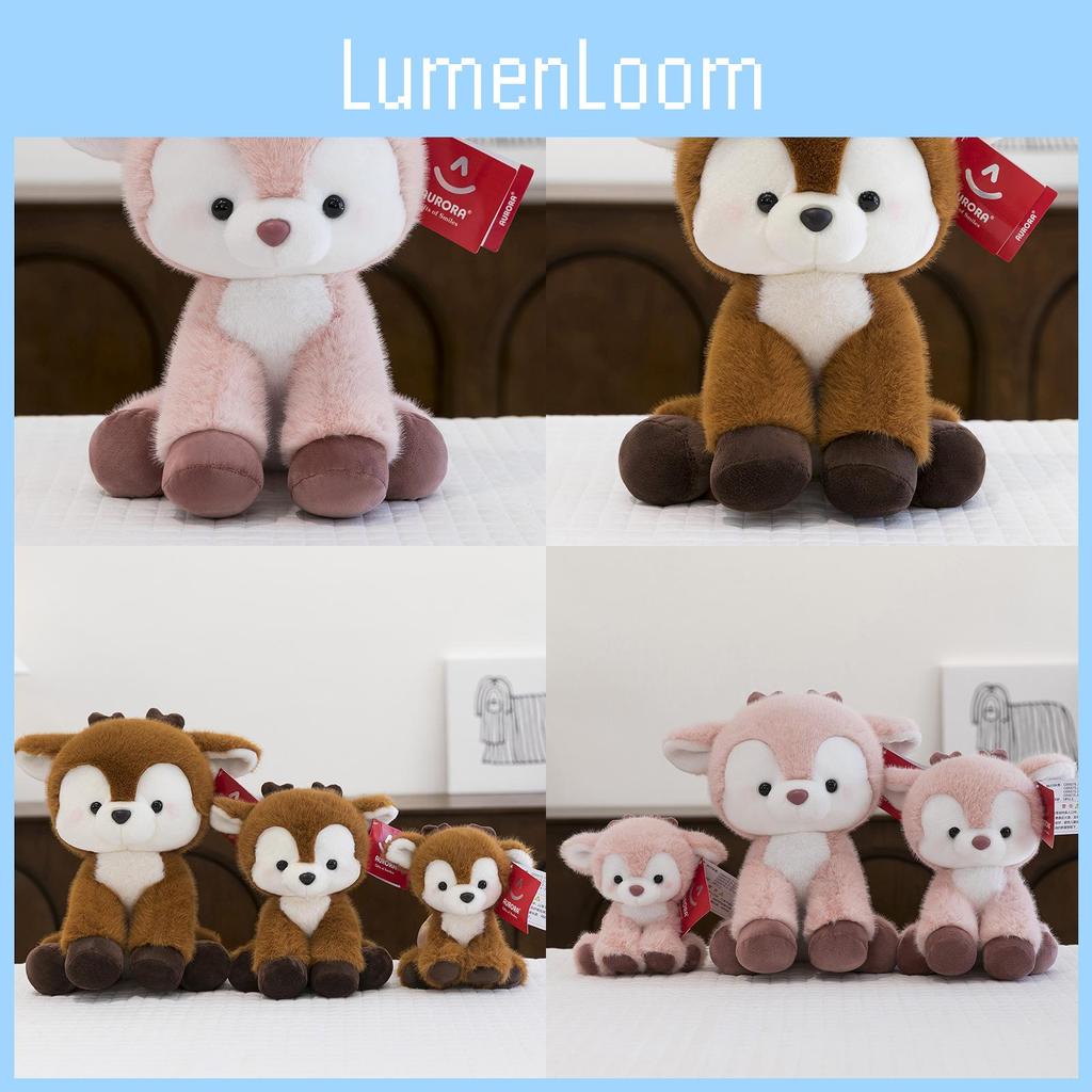 Toy Deer Plush Cute Cartoon Children Birthday Gift Cute Pet Home Doll Decoration