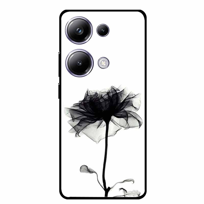 

Чехол для Poco M6 Pro 4G M 6 Pro Coque Ударопрочный Черный Силиконовый Мягкая Задняя Крышка Для Телефона Xiaomi Poco M6 Pro 4G 6.67 Funda Poco M6 Pro 4G