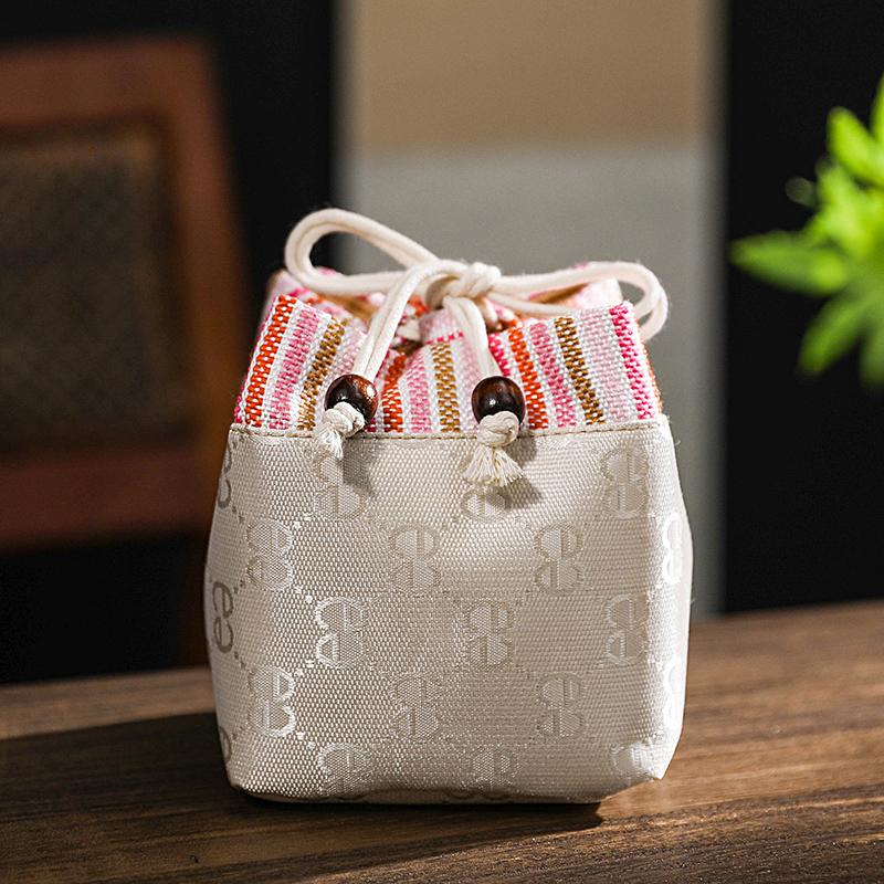 Portable Travel Tea Set Storage Bag Teacup Gift Universal Atmospheric Storage Bags Thickened Shockproof Cup Can Protective Bag