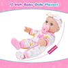 Butterfly Bei New 30CM Rebirth Doll Clothes Accessories Suit 12 Inch Children's Soothing Doll Soft Rubber Baby Toy