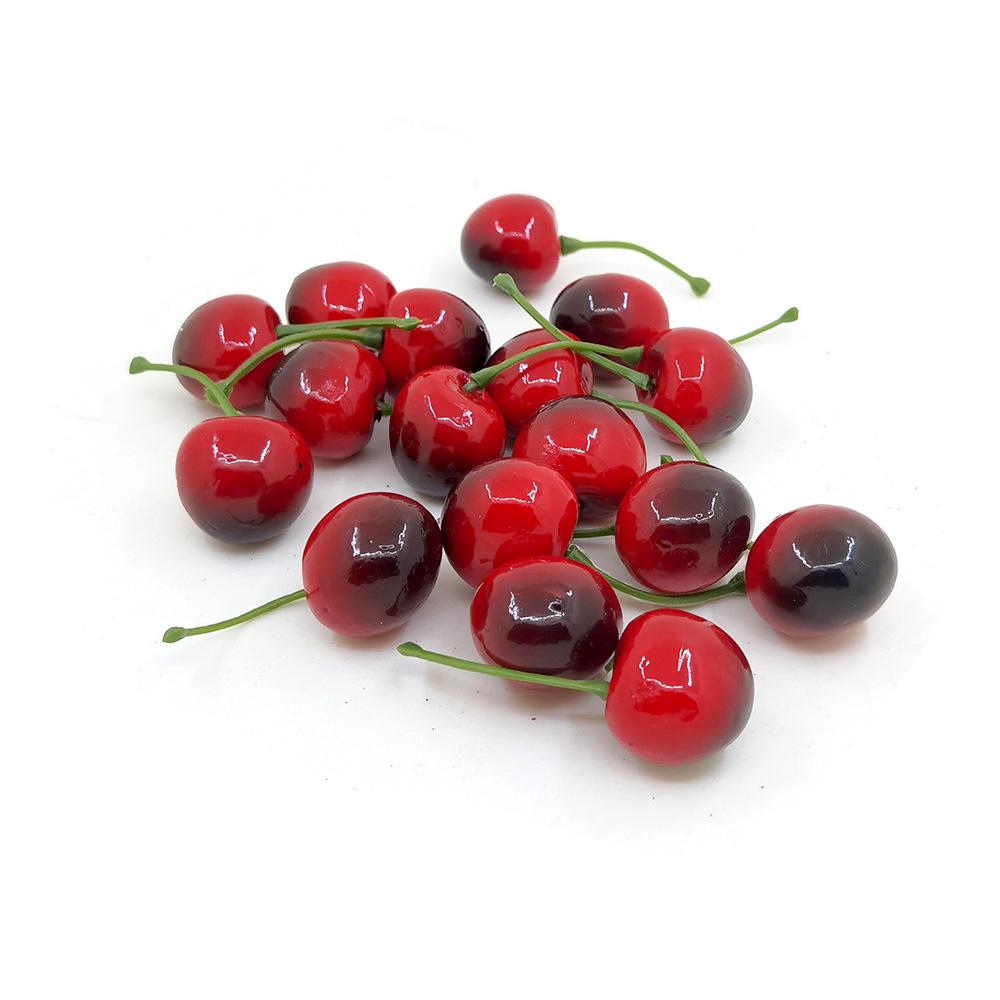 24-Pack Indoor Christmas Decoration Foam Cherry Models
