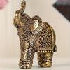 Attrazione Retrò Ricchezza Resina Elefante Scultura Fortunata Antica Artigianato per Casa Scrivania Ornamenti Giardino Esterno Bonsai Decorazione Regalo
