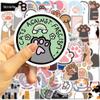 61pcs Cat Paw Stickers, Cute Paw Print Stickers Funny Funimost Vinyl Waterproof Stickers for Water Bottle Laptop