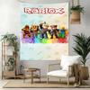 Roblox Wall Decor Tapestry Art For Pet Memorial Birthdaywedding Party Backdrop Family Gift
