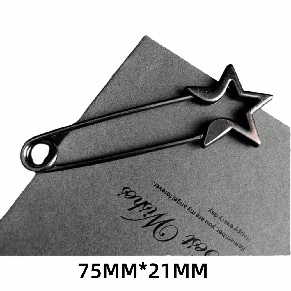 Adjustable Retro Large Pins Fixed Needle Clothing Metal Safety Pins Lapel Pin  Hat Coat Accessory