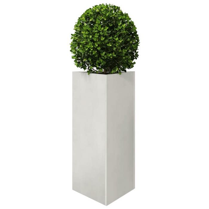 VidaXL Jardinière triangulaire 40x34,5x70 cm acier inoxydable 851165