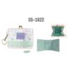 Sun Art Sumikko Gurashi Aurora Patch Series Mini-Geldbörse mit Verschluss, Mint [SG 1622 MIT]