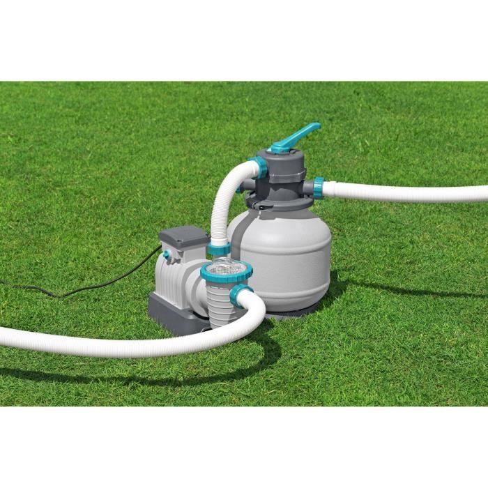 Filtre À Sable / Pompe De Filtration Pour Piscine Jusqu'à 54 M3- Bestway - 8 327 L/h - Avec Préfiltre