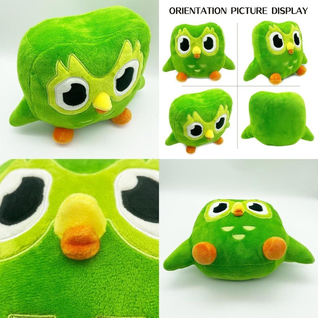 Duolingo 10 Year Anniversary Green Owl Gift Plush Toy Kids Doll
