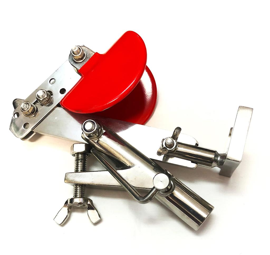 Stainless steel rod holder and piton rod set of 5 Casting driving throwing rod piton rod rod rod rod fishing red Rod holder part Mouth size inner 20mm