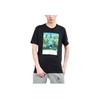 Nike Sportswear Landscape Pattern Printed Casual Breathable Crew Neck Short Sleeve T-Shirt Men Tops Black BV7498-010