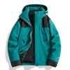 Autumn/Winter Outdoor Windproof Jacket: Women's Single Layer & Men's Three-in-One Set with Detachable Liner