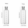 Transparent Plastic Water Bottle Time Marker Creative Large Capacity Leakproof Milk Cup Drinkware Kid School Gym Sport