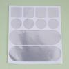 5Pcs Stainless Steel Pot Sticker Self-Adhesive Repair Tape Pot Patches Waterproof High Temperature Resistance Aluminum Foil Tape