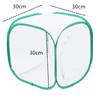 Collapsible Insect Cage Mesh Insect Habitat Cage Butterfly Mantis Stick Breeding Zipper Cages Home Outdoor Green Net Cloth