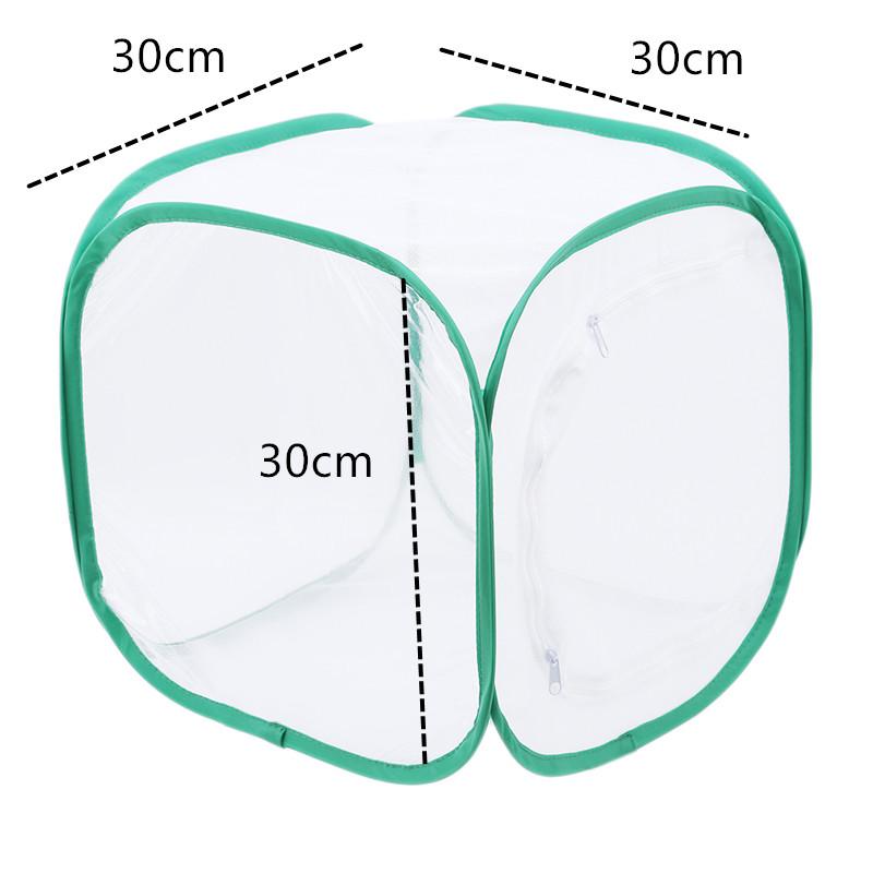 Уличная зеленая складная клетка для насекомых, сетчатая клетка-среда обитания для насекомых, клетка для разведения бабочек, богомолов, палочников, с молнией, сетчатая ткань