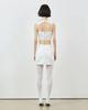 Leobyui White Satin Skirt