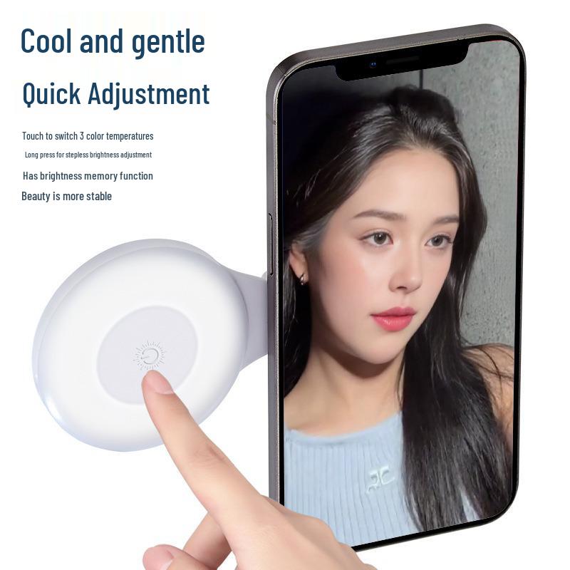 Compact Magnetic Selfie Fill Light for Mobile Phones
