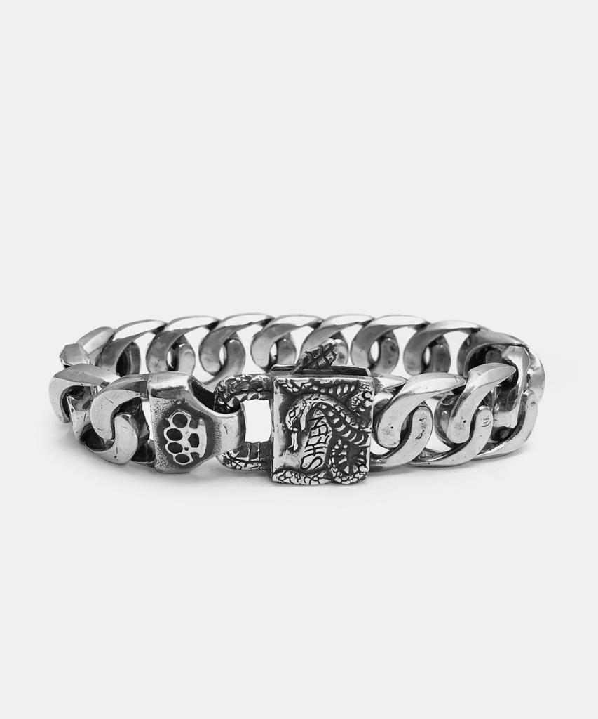 Sheen666 565 Silver Bracelet Snake Charm