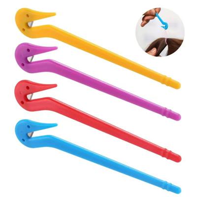 10Pcs Hair Pulling Hook Ponytail Rubber Band Removal Tool Hair Elastic