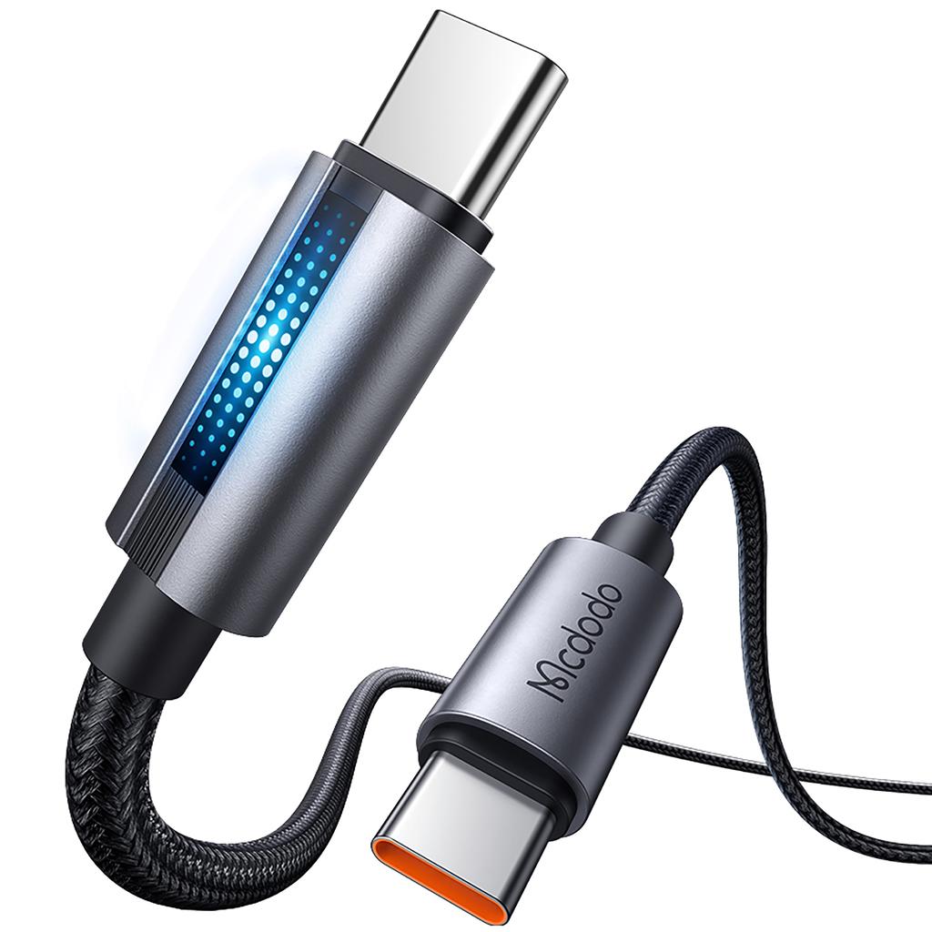 Mcdodo Usb-C Fast Charging Cable For Samsung Apple Usb Type C 100W 1M Led