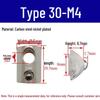 European Profile T-nut: Square T-slot Slider, Types 20/30/40/45, Sizes M3-M8