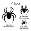 DIY Halloween 3D Realistic Black Bat Wall Stickers Home Interior Decoration Horror Props Children's Party Favorite Wall Stickers