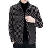 2025 Men's Wool Blend Lapel Coat: Versatile Thickened Autumn/Winter Jacket