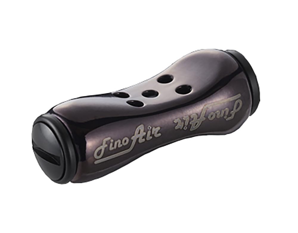 

LIVRE 11155 Fino Air Knob for Shimano & Daiwa, 2-Piece Set, Brown (IP) & Black, ABBK-2