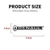 2026 Hot For Renault Hub Caps Car Styling 3D Metal alloy Speaker Audio Stickers Badge Emblem Decal For Renault Clio 4 Megane 3 2