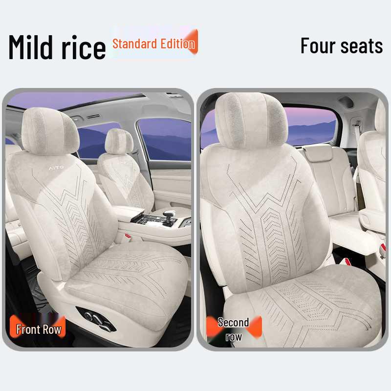 Wenjie M9 Wildleder Sitzkissen: Ganzjahres-, Atmungsaktive, Perforierte Abdeckungen