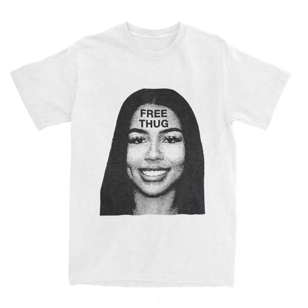 Rapper Mariah FREE Thug Slime T Shirt for Men Women Pure Cotton Fashion for Male T-Shirt The Scientist Tees Clothes Plus Size