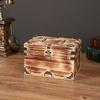 Organizer Wooden Vintage Box With Latch For Desktop Storage Decoration Gift