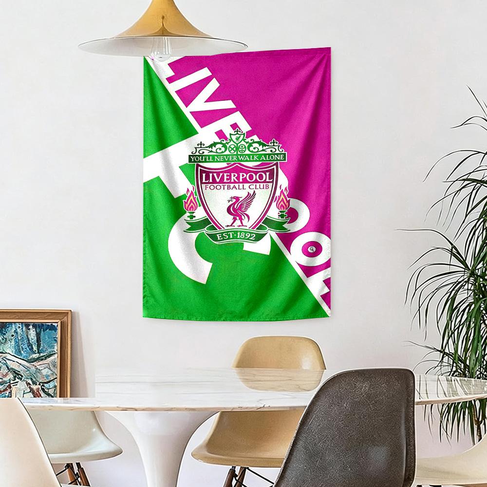 Liverpool Football Club Wall Decor Tapestry Art For Pet Memorial Birthdaywedding Party Backdrop Family Gift