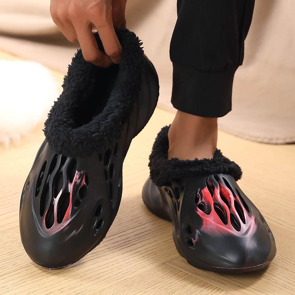 Thick Soled, Men's and Women's, Children's Cotton Shoes, Baby Shoes, Warm, Hairy Shoes, Plush, Thickened, Warm Shoes